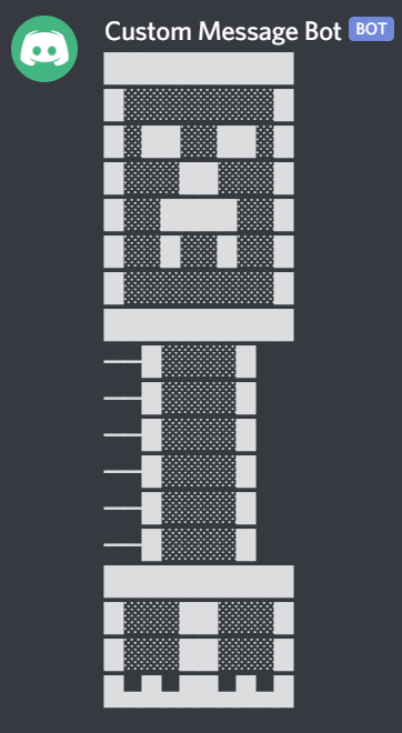 Discord Custom Message Bot demo